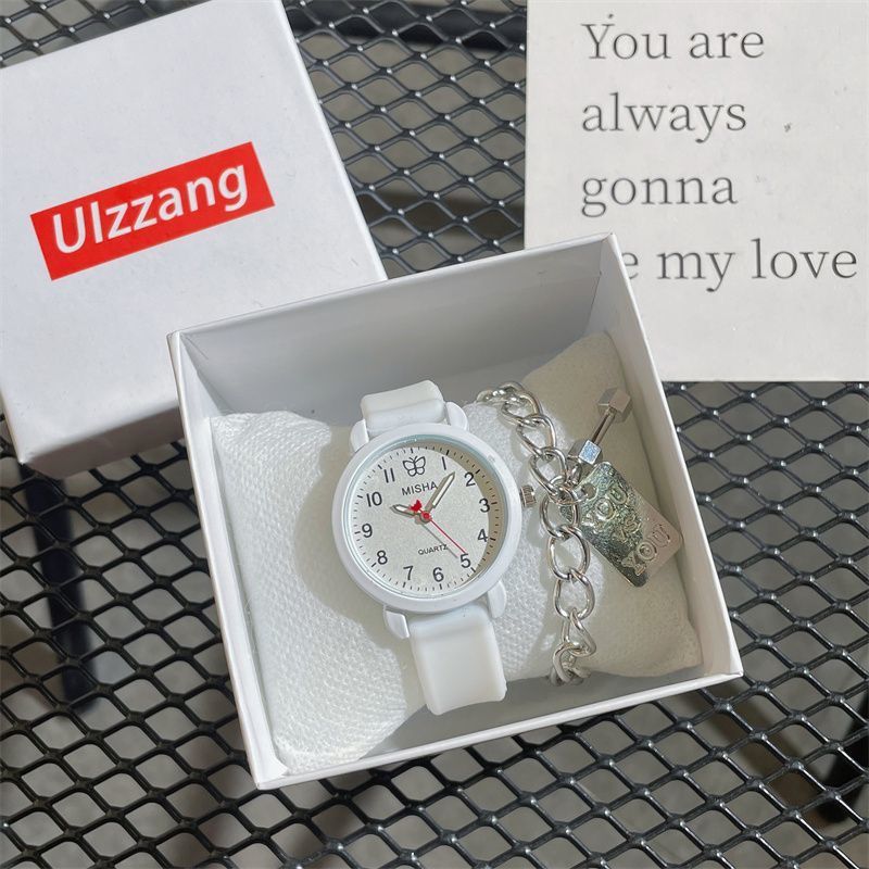 Small design universal cute fresh watch, Korean style, simple and elegant design