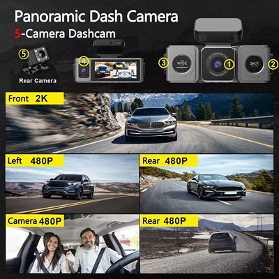 Driving recorder high-definition 2K wide-angle night