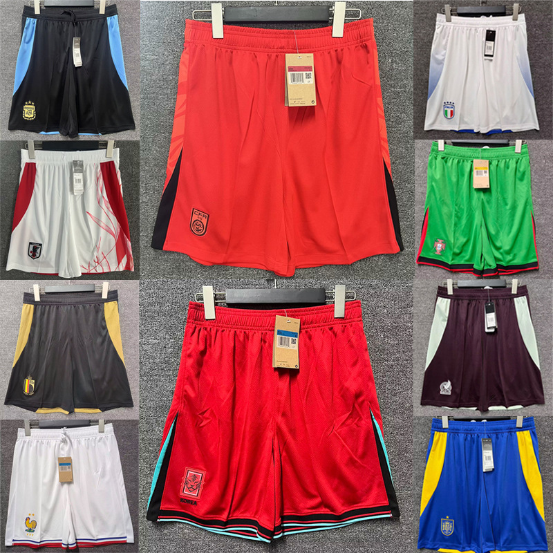 2024 National Team China South Korea France USA Italy Belgium Germany Summer Football Sportswear Shorts