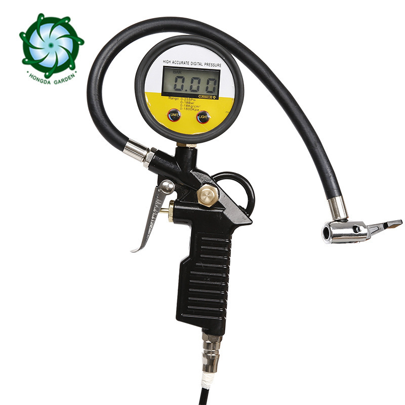 高精度胎压监测器胎压计气压表汽车轮放气胎充气枪数字显示胎压表