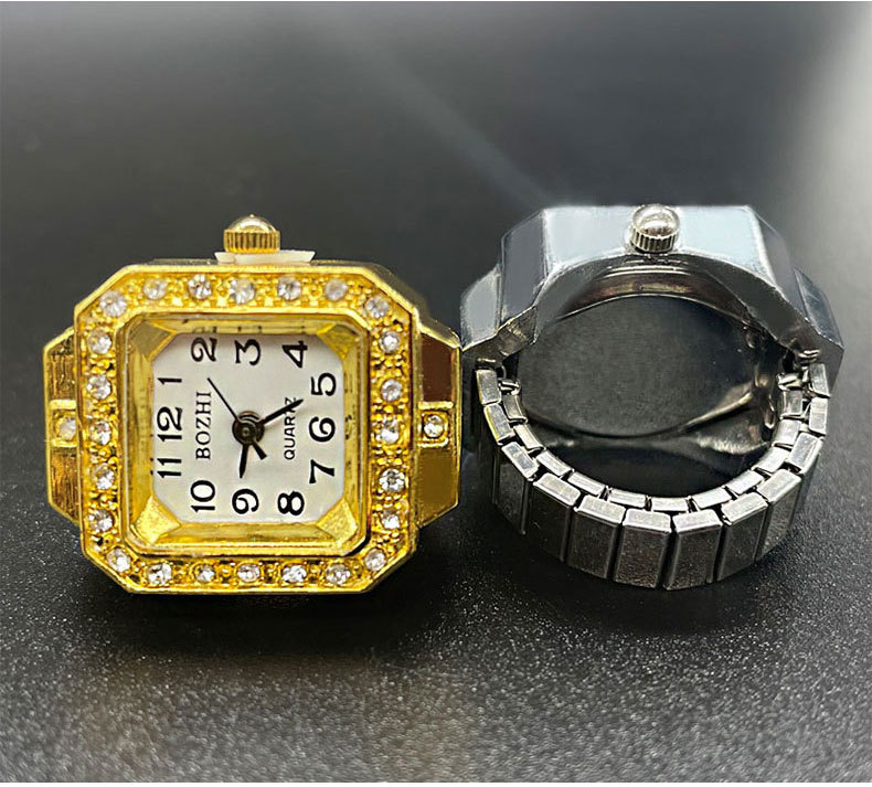 Holiday, Daily Occasion Quartz Movement Solid Color Pattern Casual Solid Color Quartz Watch Rings