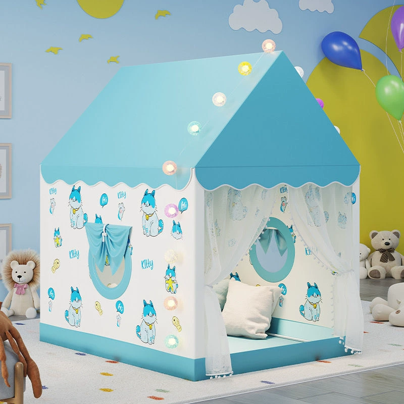 Cartoon tent, children's toy for princess, cat, playhouse, Birthday gift
