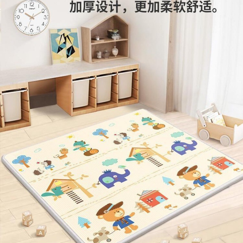 Baby Crawling Mat Thickened Baby Living Room Home Crawling Mat Folding Splicing Children's Foam Mat Floor Mat