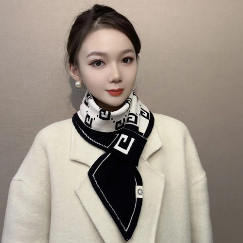 Women's Scarf 2025 Autumn/Winter New Fashionable Outerwear with High Quality Korean Style, Versatile and Warm, Stylish Neck Wrap