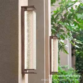 太阳能户外壁灯室外防水庭院墙壁灯别墅花园阳台大门口接电围墙灯