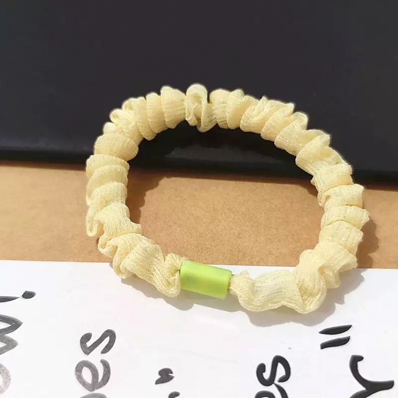 甘い光沢のある小さなヘアゴム、シンプルで伸縮性が高く、キュートな女の子のヘアアクセサリー、キャンディーカラーの万能ヘアゴム|undefined