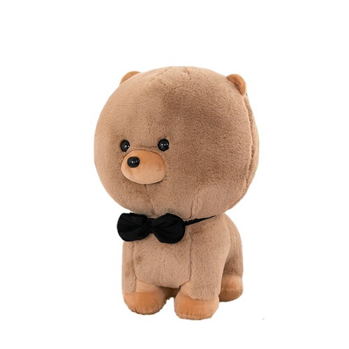 Cute simulation Bichon Frize Doll Pomeranian Doll Dog Children Plush Toy Small Sleeping Pillow Boys and Girls