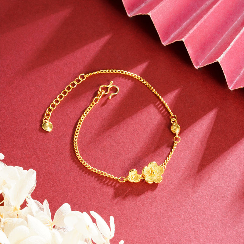Vietnam Sha Jin simple pulsera de flores elegantemente femenina en línea lo mismo insfeng alta sensación de fábrica de suministro al por mayor