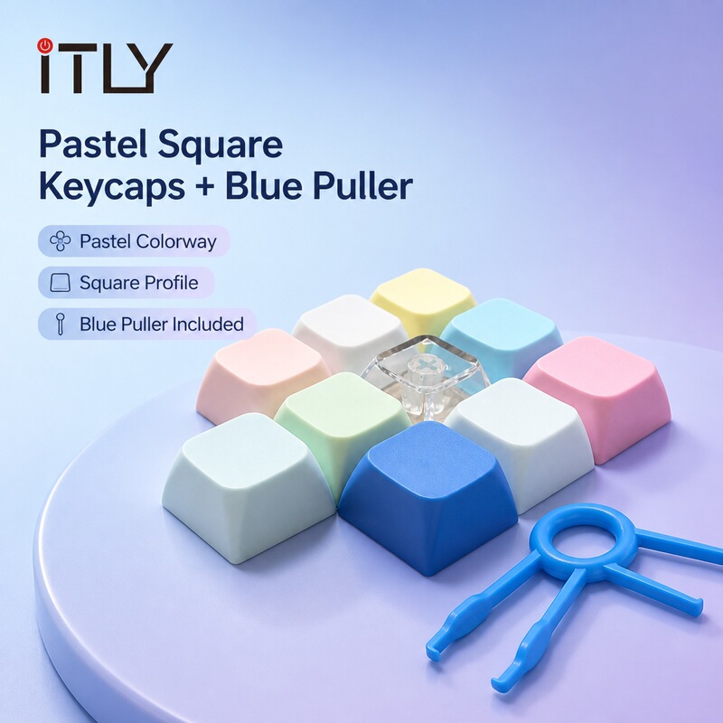 iTLY Mechanical Keyboard Keycap Puller, Multi-color Macaron Keycaps, Stress-relief Key Accessories, Manufacturer Customizable Colors iTLY Mechanical Keyboard Keycap Puller, Multi-color Macaron Keycaps, Stress-relief Key Accessories, Manufacturer Customizable Colors