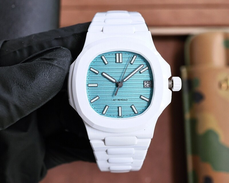 Black and White Ceramic Watch Nautilus 5711 Full Ceramic Waterproof Mechanical Watch Fully Automatic Mechanical Men's Watch