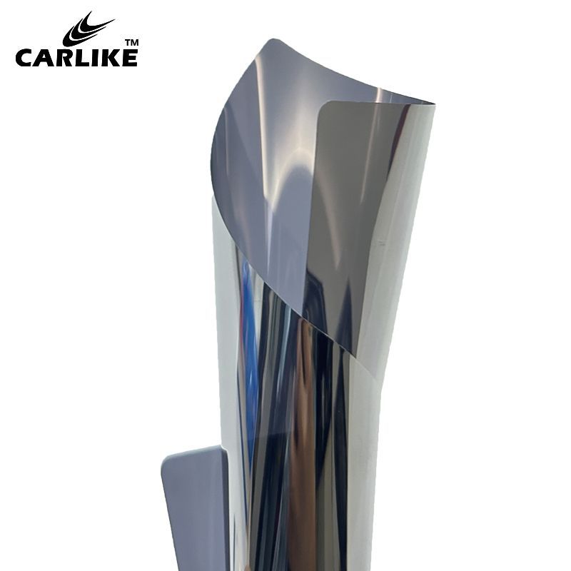 Highly Insulating Silver Light Car Glass Film Office Mirror Reflective Anti-Peep Privacy Glass Sticker Translucent Window Sticker