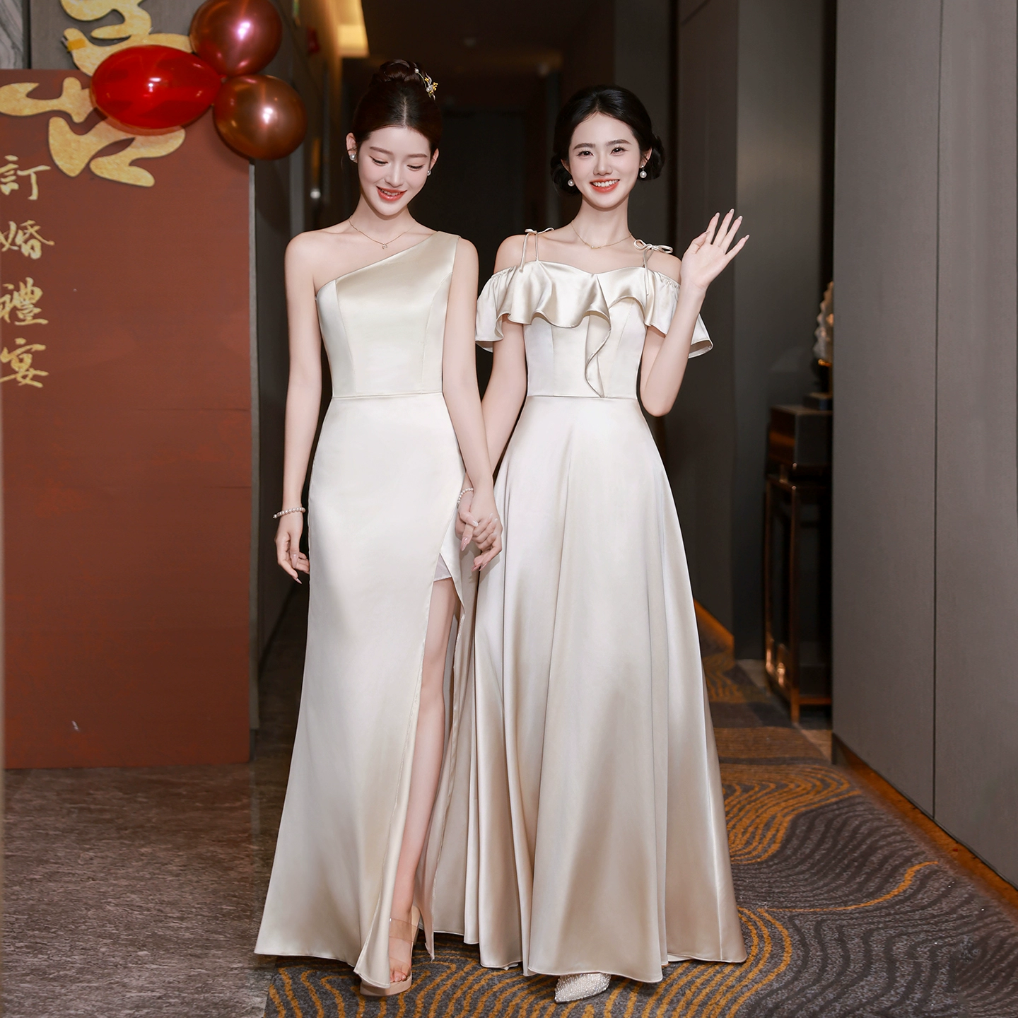 Bridesmaid dress, high-end, for bridesmaid