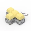 Yellow, transparent bottom case