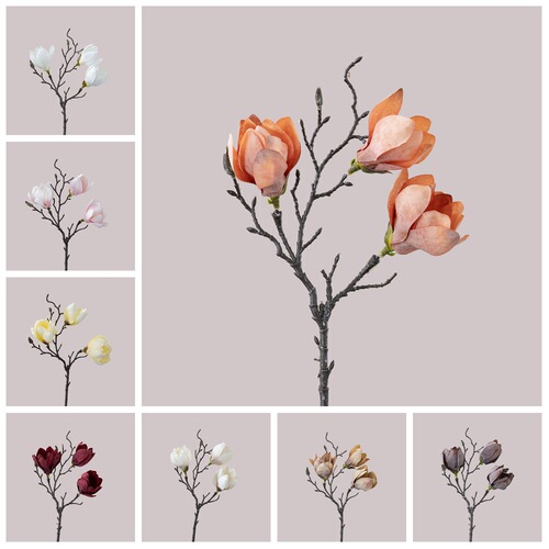 Morning Flower Whisper Single Magnolia Flower INS Wind Simulation Flower Home Furnishing Wholesale Fake Flower Decoration CL22002