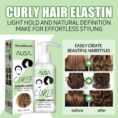 West & Month Elastic Hair Styling Gel for Curly Hair: Volume, Elasticity, Strength, Smoothness, Taming Frizz
