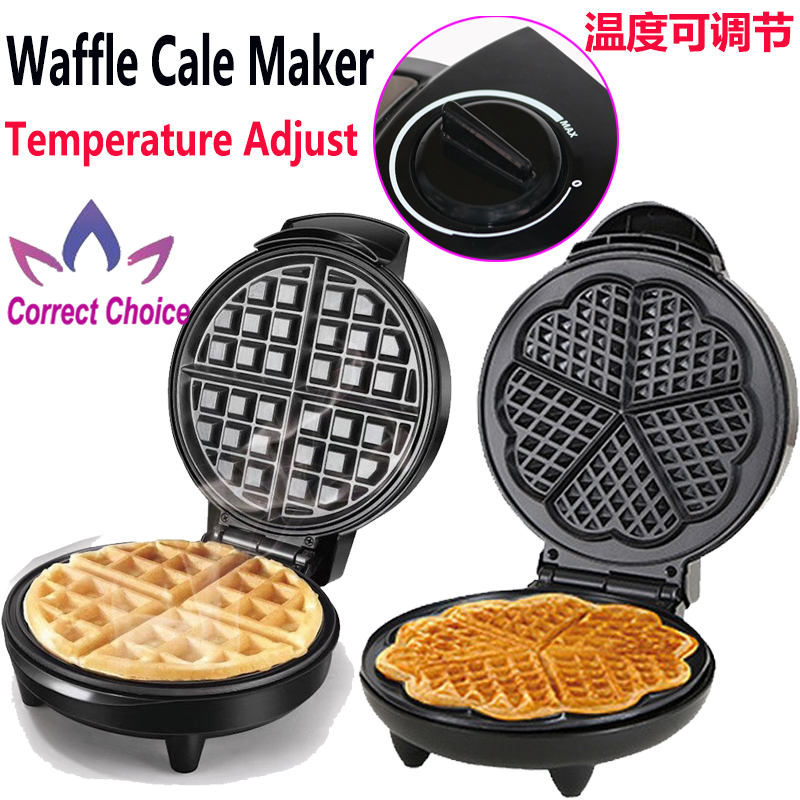 Waffle Cake Maker Machine Waffle Maker Breakfast Bread Maker Sandwich Maker Adjustable Temperature Control