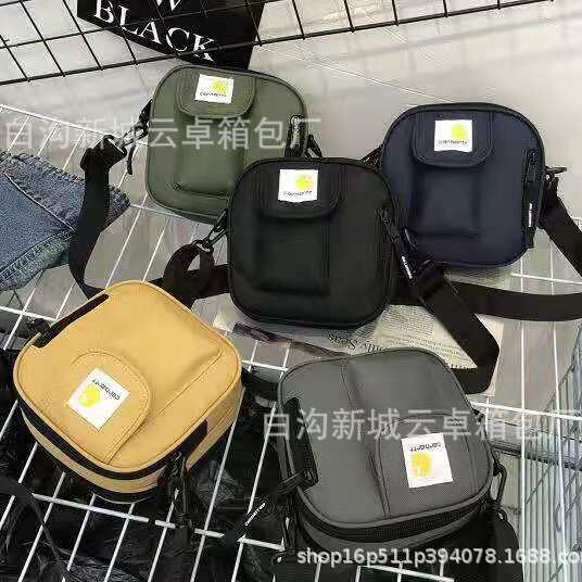 New Men's and Women's Shoulder Bags Carhartt Joint Shoulder Bags Cross-Body Casual Canvas Small Bags Women's Mini Shoulder Bags Versatile