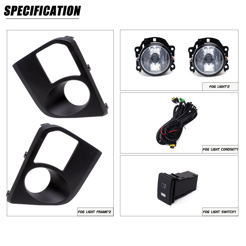 Aplicable a Mitsubishi 19 / 20 nuevo L200 conjunto de lámpara de niebla delantera Triton pickup luz diurna luz de barra delantera
