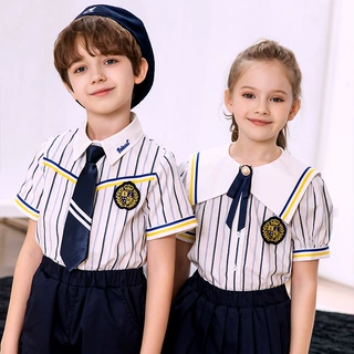 小学生校服套装班服2026幼儿园园服夏装夏季学院拍摄英伦风毕业服