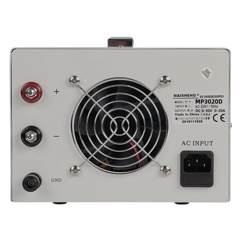 MAISHENG MP3020D Регулируемый источник питания постоянного тока 30V20A600W переключатель обслуживание старение источник питания