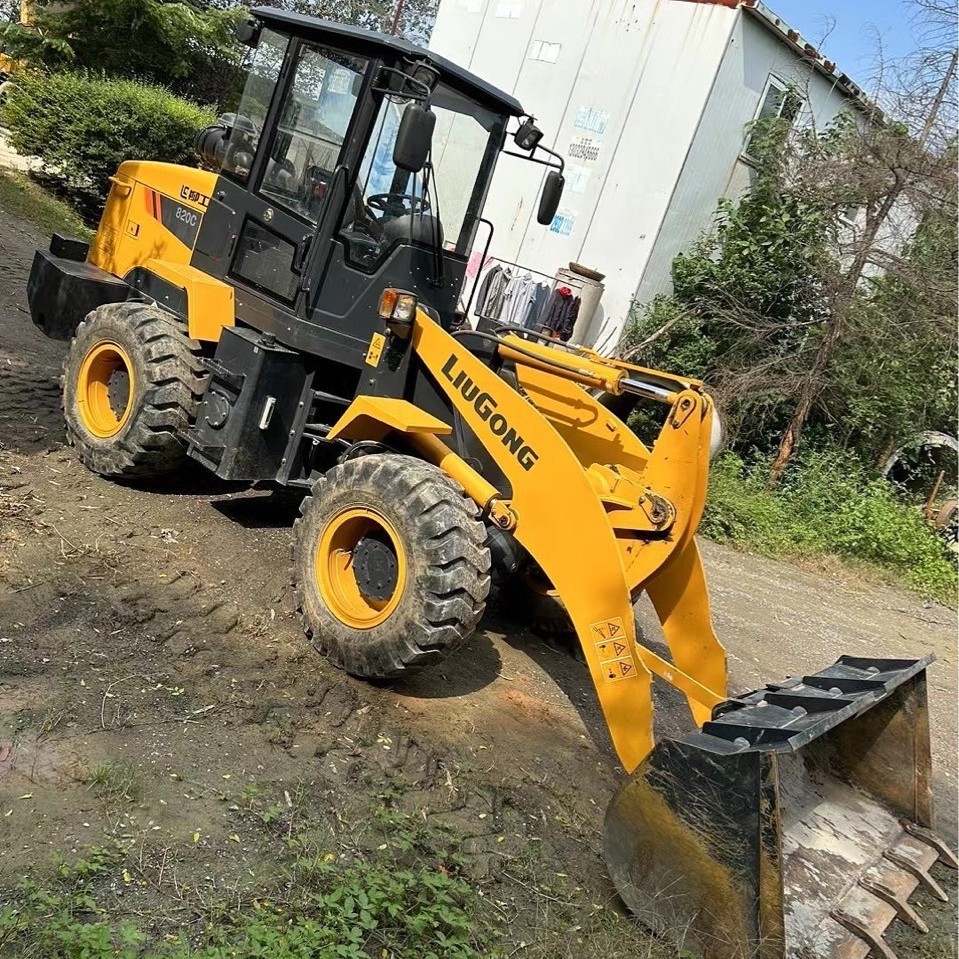 Pequeña carretilla elevadora Dragon 20 y 30 cargadores de brazo para manejar una excavadora 50