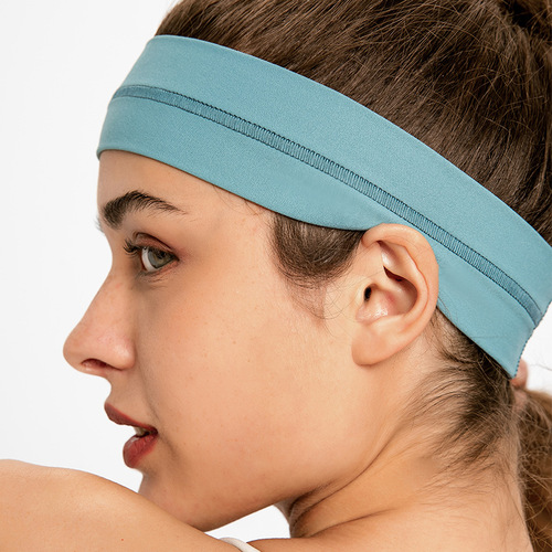 One-piece drop-shipping new yoga hairband for women, elastic sweat-absorbent headscarf, outdoor sports antiperspirant belt, fitness running headband