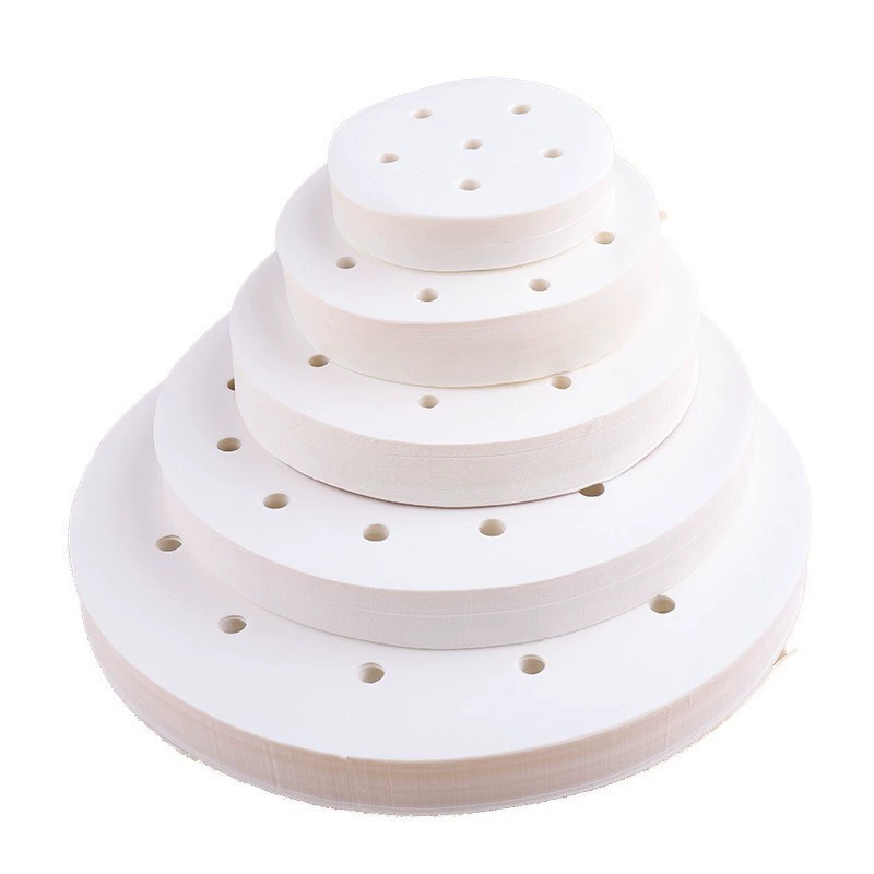 Паронек paper food grade steamer pad steamed bun disposable oil paper round steamed cake steamed buns dessert green dumpling pad paper