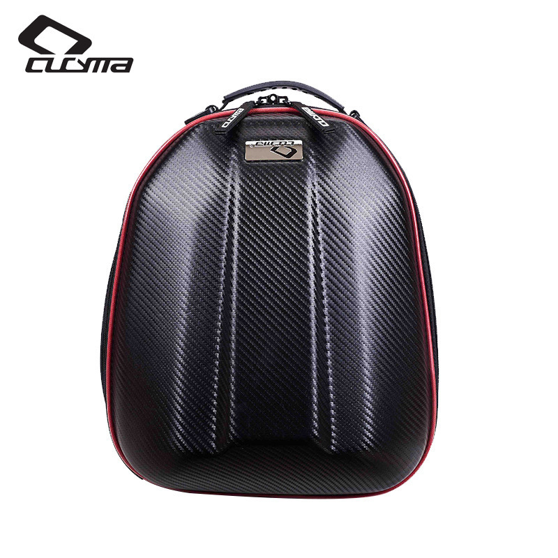 [Year-end promotion] CUCYMA motorcycle tail bag hard shell back seat bag expandable waterproof shoulder helmet bag