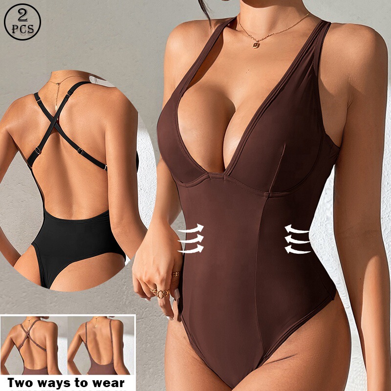 European and American Women's Body-Shaping Jumpsuit, Tight-Fitting, Slimming Look, Butt-Lifting, Waist-Cinching, Belly-Controlling Jumpsuit, Women's Backless One-Piece Intimates