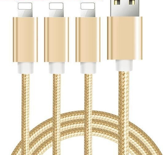 Apple Android Type-C 携帯電話に適した 1 対 5 織りデータ ケーブル 5 イン 1 高速充電マルチヘッド充電ケーブル|undefined