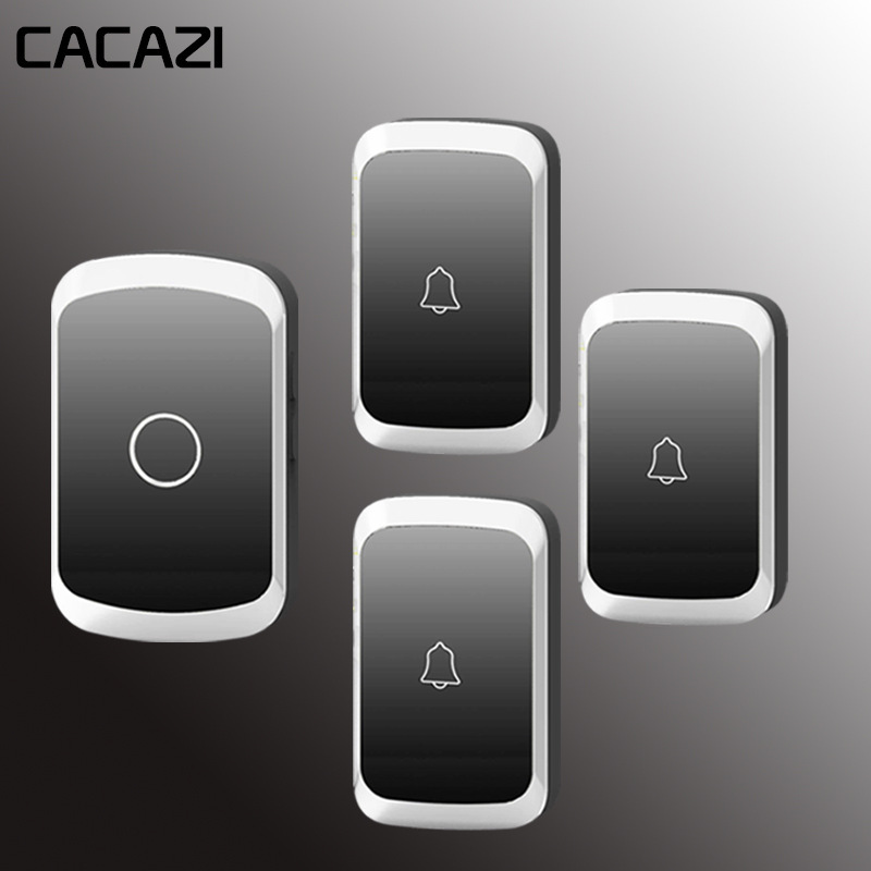 新款无线电子门铃三拖一棋牌休闲会所酒店家用智能老人呼叫器外贸