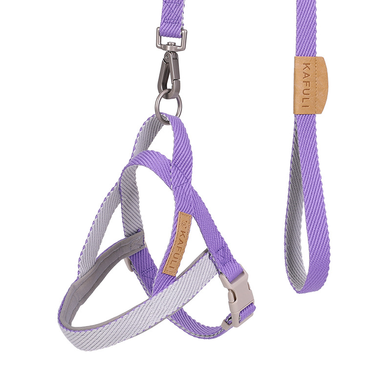 Transfronterizo Amazon Venta caliente perro mascota correa de pecho cuerda de tracción en stock al por mayor poliéster correa de perro traje al por mayor