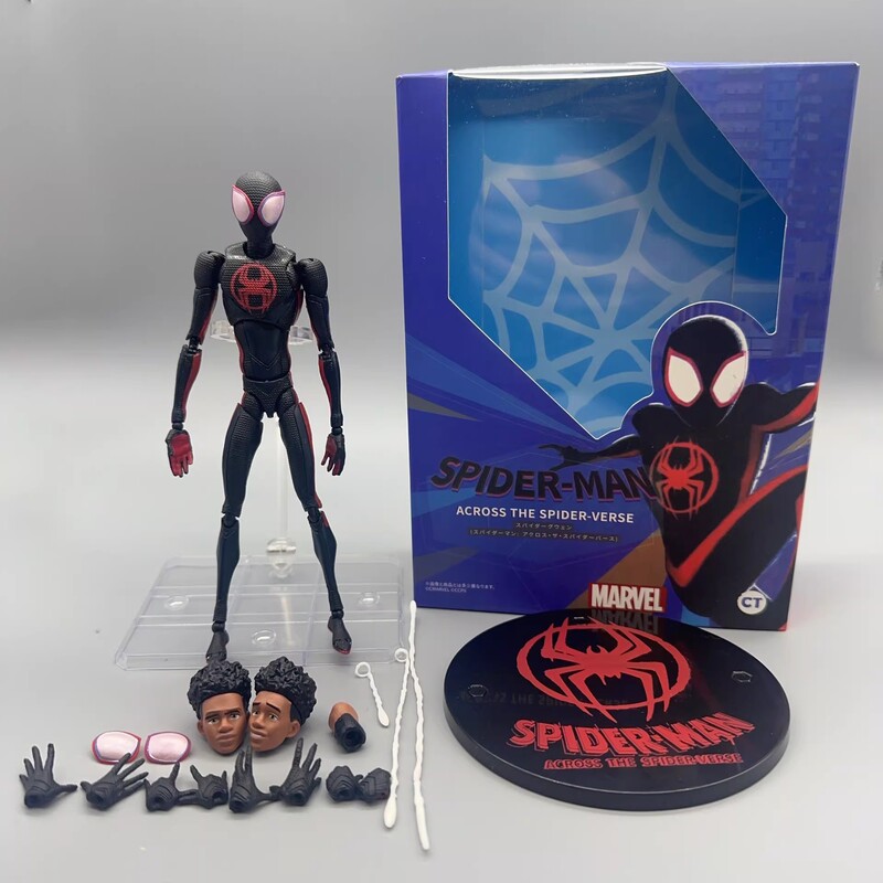 CT Factory SHF Vertical Universe Miles Spider-man Movable Figure Model Toy Spot Wholesale