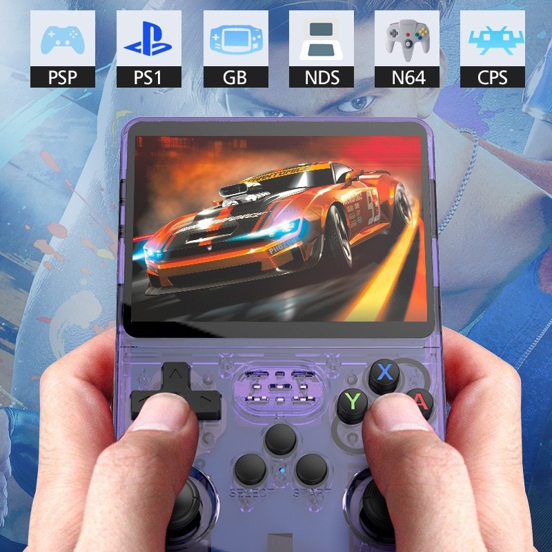 Cross-border new R36s open source handheld dual system retro 3.5 inch large screen HD game PSP handheld game machine