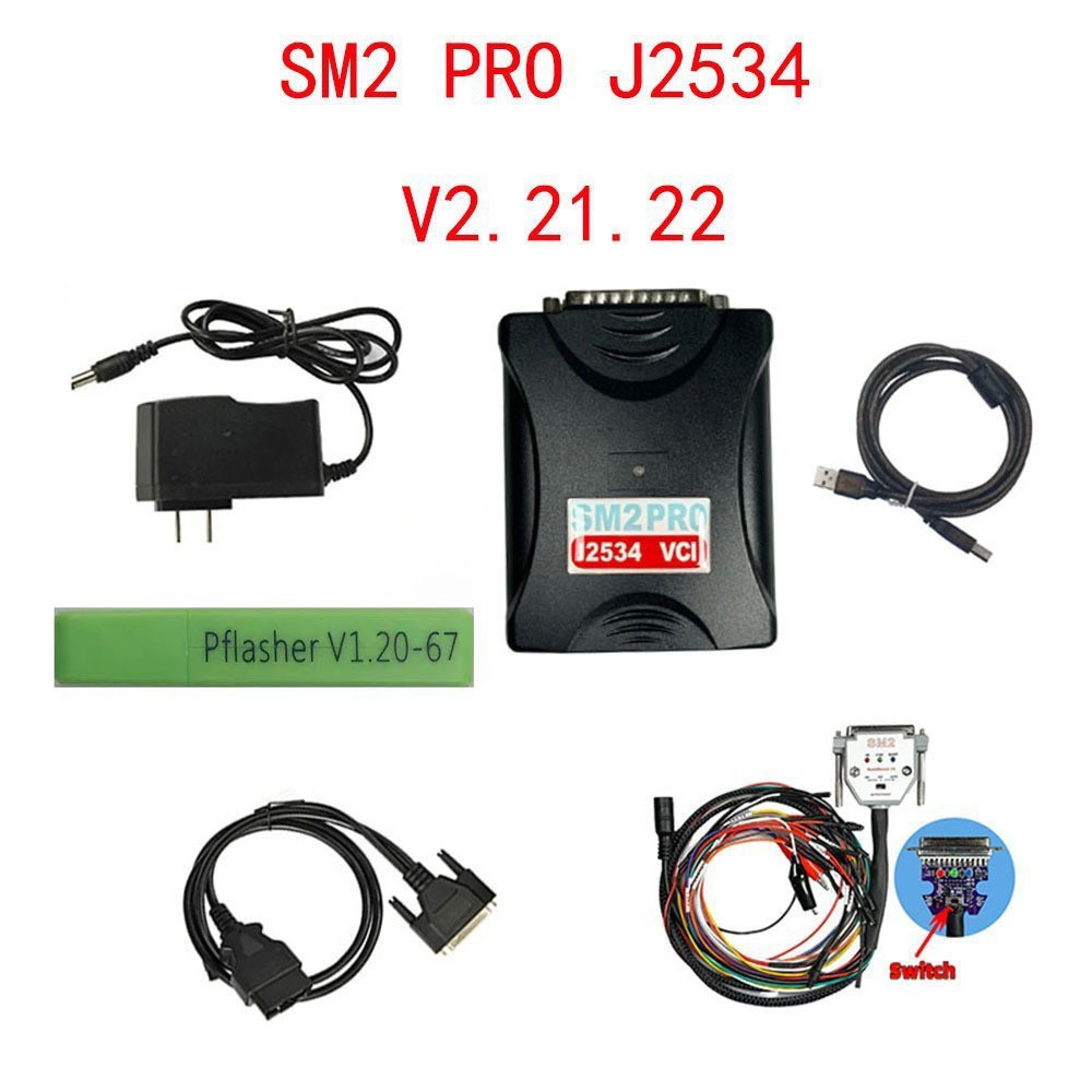 SM2 PRO V2.21.32.J2534 VCI PCM ECU Program – Automotive Diagnostic Tool