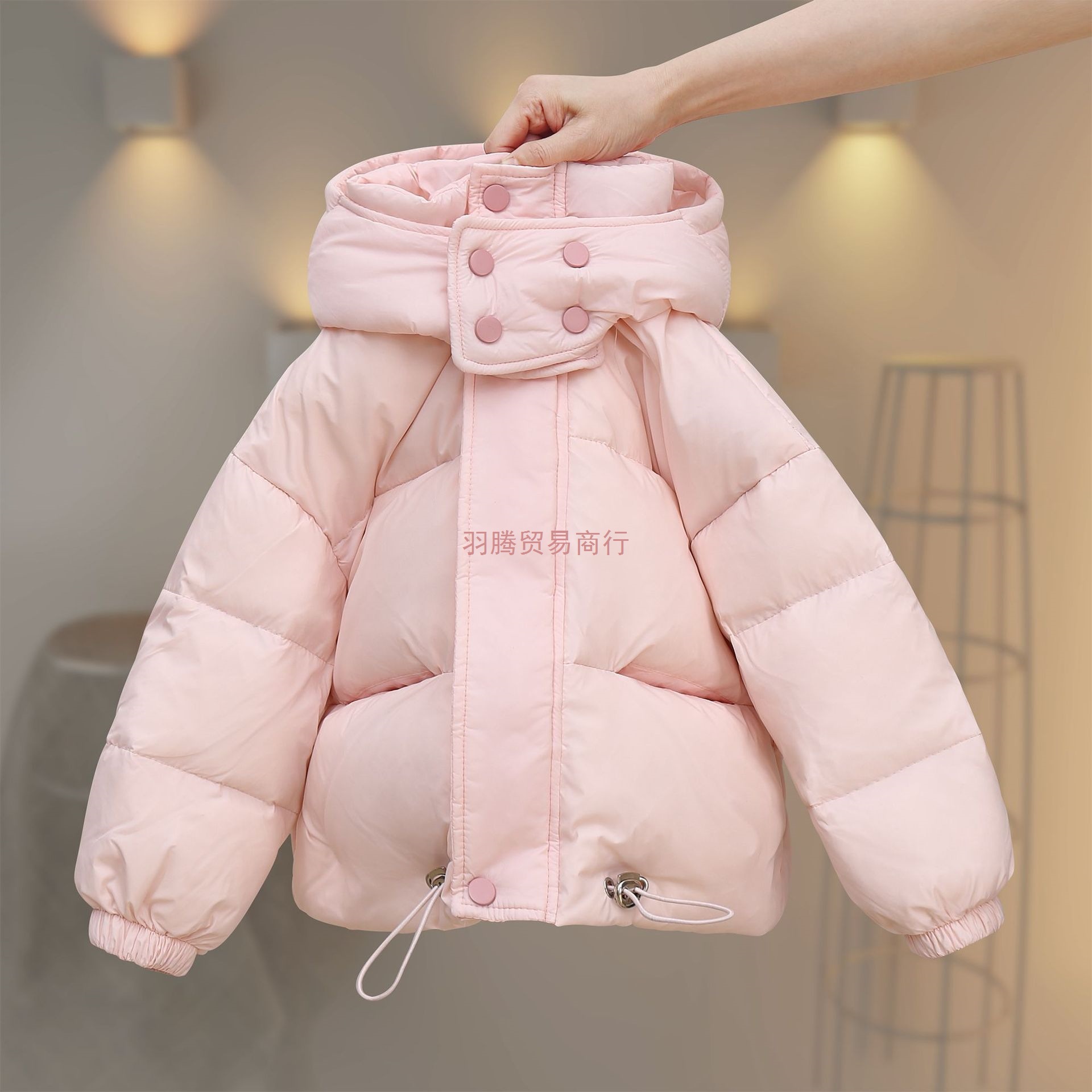 2025秋冬新款儿童羽绒服男童女童加厚连帽羽绒洋气外套中大童冬季