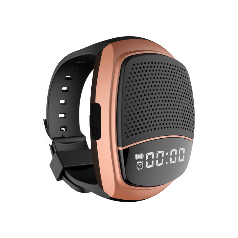 腕時計 Bluetooth スピーカー アウトドア スポーツ ランニング ポータブル カード オーディオ 手首防水ブレスレット サブウーファー 音楽|undefined