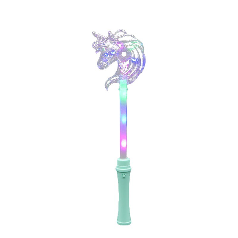 Spot Stick Brillante Mariposa Magic Stick LED Colorful Luminous Toys Parque de atracciones Scenic Unicorn Flash Stick