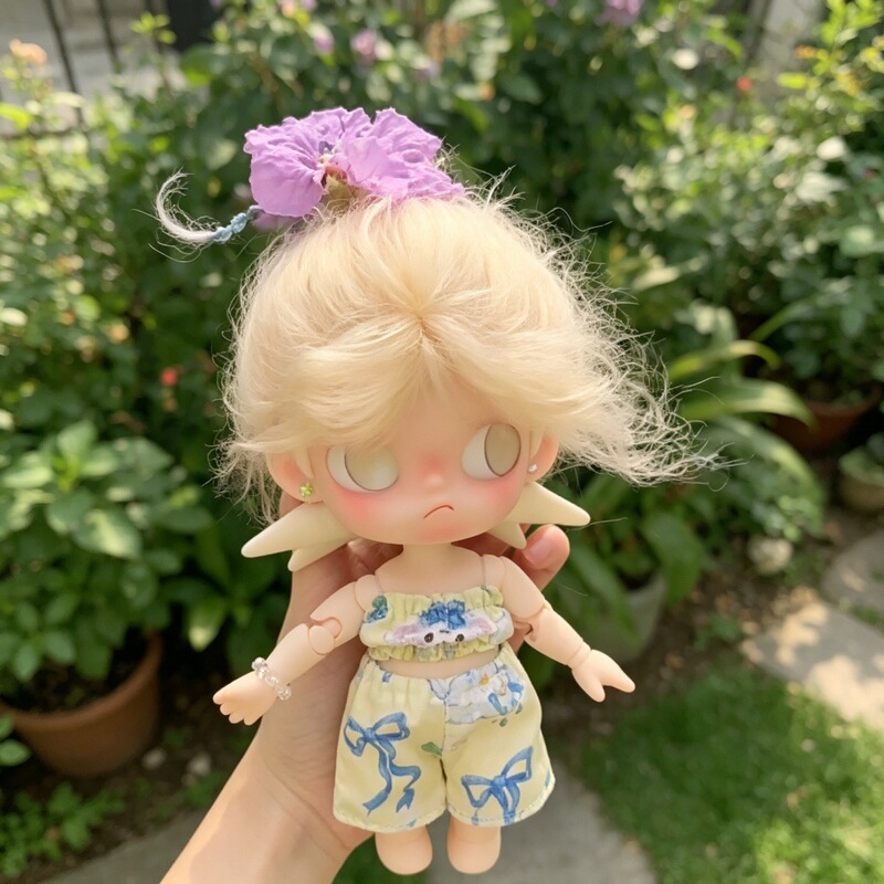 Pei Qin/Zisaga Doll Wig Jasmine Second Generation Wig Soft and Smooth Warm Platinum Curly Hair Pei Qin/Zisaga Doll Wig Jasmine Second Generation Wig Soft and Smooth Warm Platinum Curly Hair