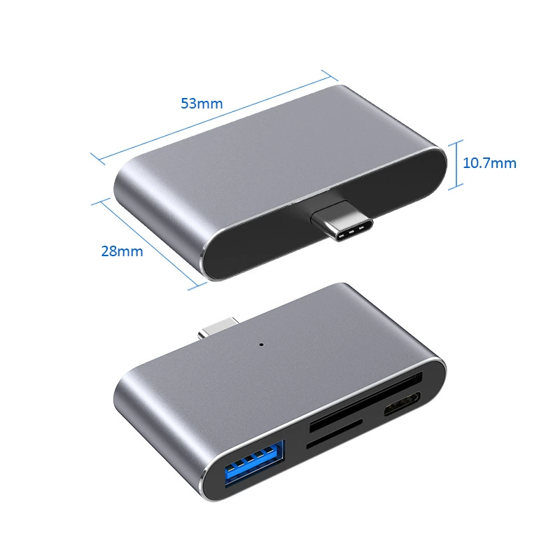 USB2.0 четырехвходовый картридер для SD/TF карт чтение мультит कार्यक्रम?