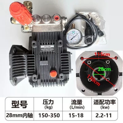 Bottuo High-Pressure Washer Pump Head Car washing machine - standard-botuo-28-inner-shaft-115-flange-4-11kw