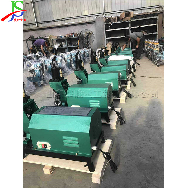 Equipo de ranura hidráulico eléctrico para tubería metálica máquina de rodadura de ranura de tubería canal prensa de ranura procesamiento de equipos