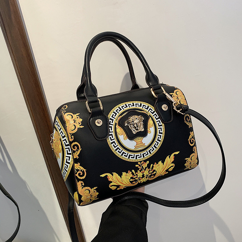 2021新款外贸女包手提包单肩包斜挎包涂鸦包彩绘包woman bags跨境