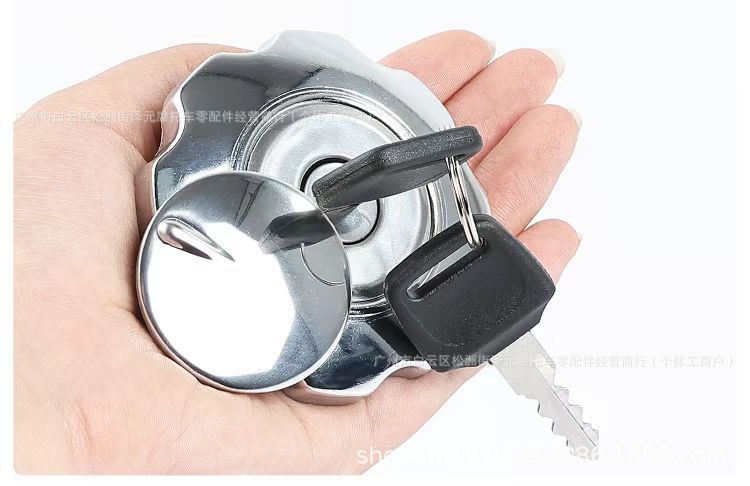 Cg125 Motorcycle Fuel Tank Cap Lock Is Suitable for the Old Honda Model Pearl River Zj125 Happiness Waterproof Cap Key Lock