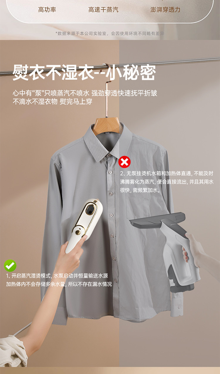 Zhigao handheld steamer, ceramic plate, high power