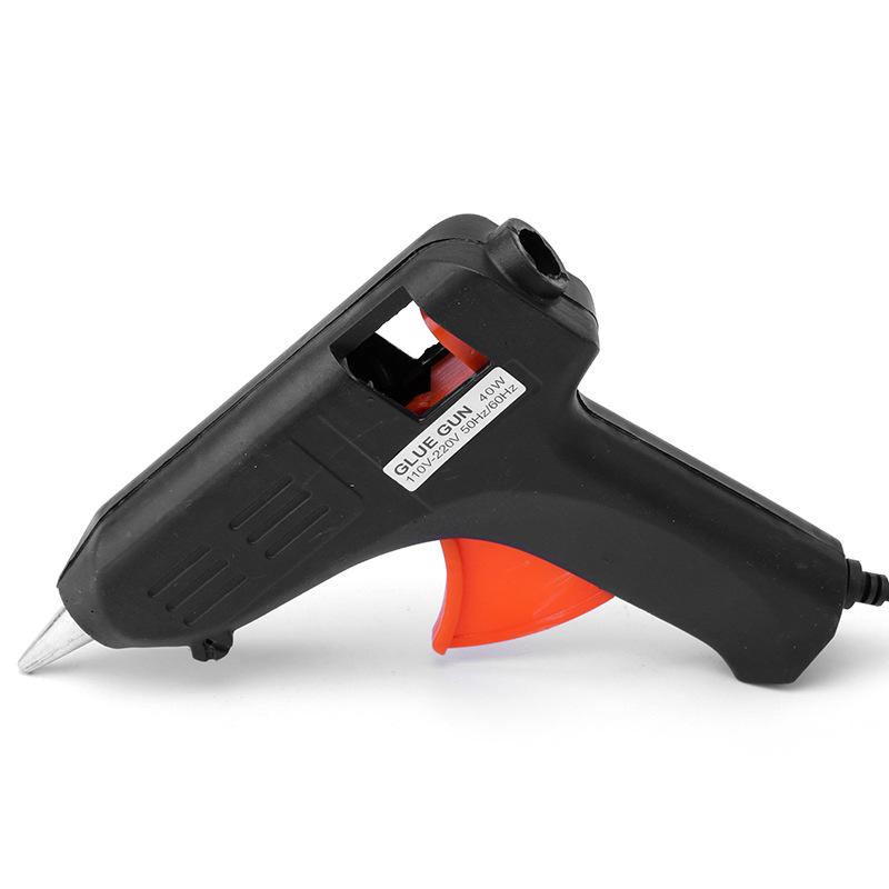 厂家热销黑黑色 热熔胶枪 手工DIY 多功能电动枪40W 热熔枪高温大