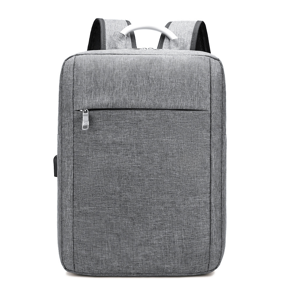 Casual Travel Backpack, With USB Charging Port, Laptop School Bag, Business Backpack_voghion.com