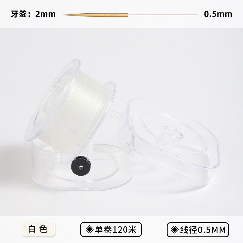 韩国高品质透明水晶弹力线彩色高端文玩弹力绳DIY穿串珠项链线材|undefined