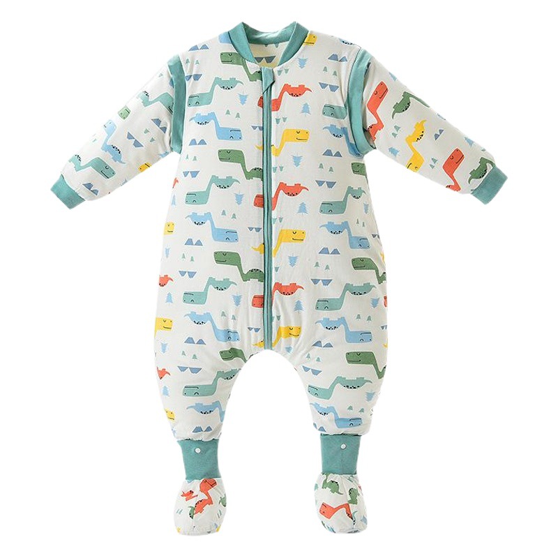 Bebé saco de dormir Otoño e Invierno anti-patada niños engrosados recién nacidos primavera y otoño bebé split-pierna saco de dormir