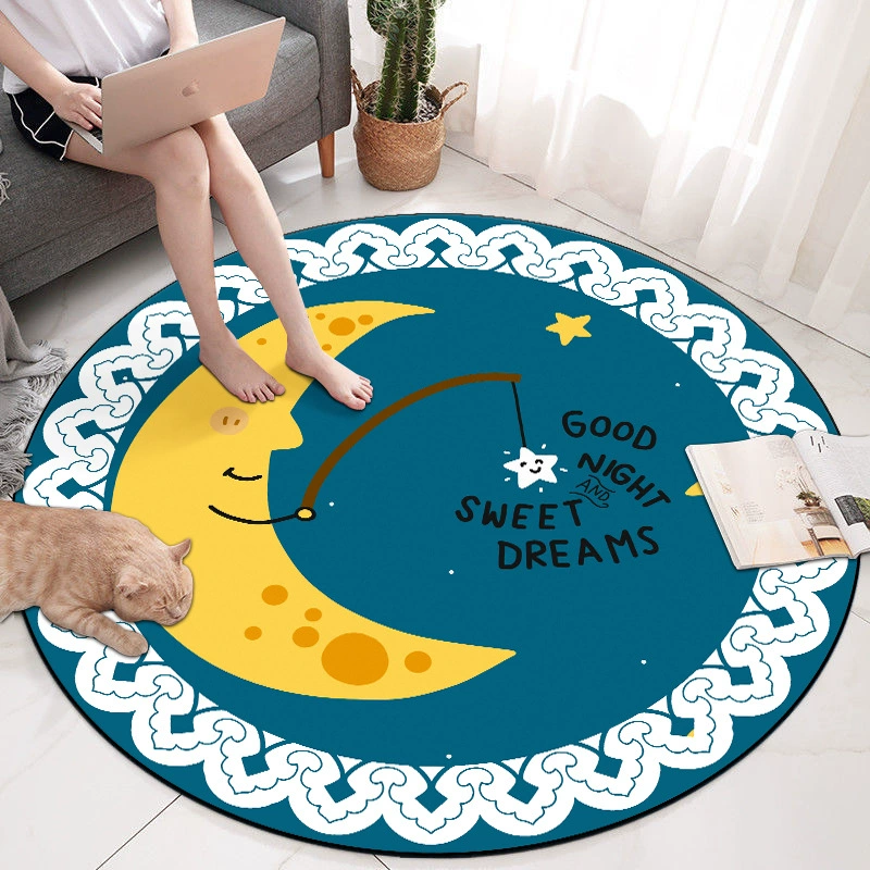 Трансграничное поколение Nordic ins спальня подвесная корзина мультфильм круглый ковер милый детская комната кресло-качалка кресло W18